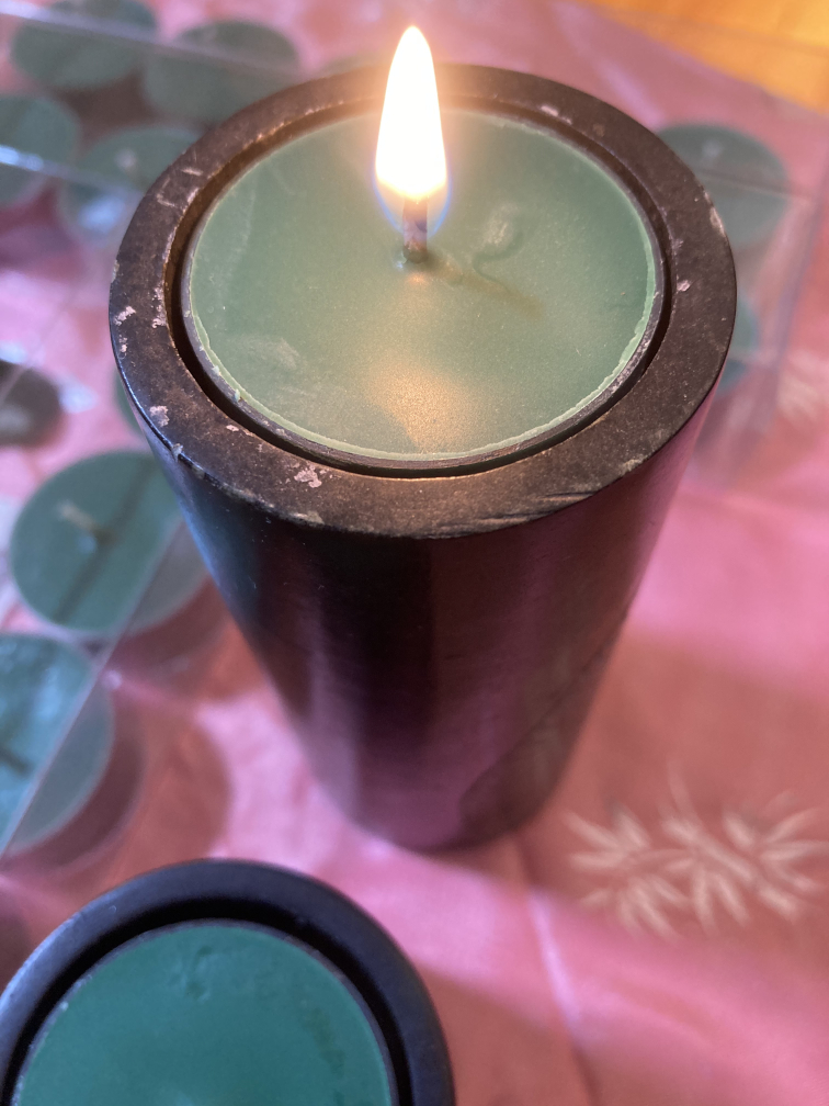 VIII. Justice: Libra Tea Light Candles (Set of 5) - Image 2