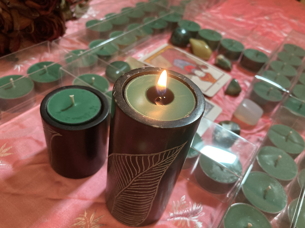 VIII. Justice: Libra Tea Light Candles (Set of 5)