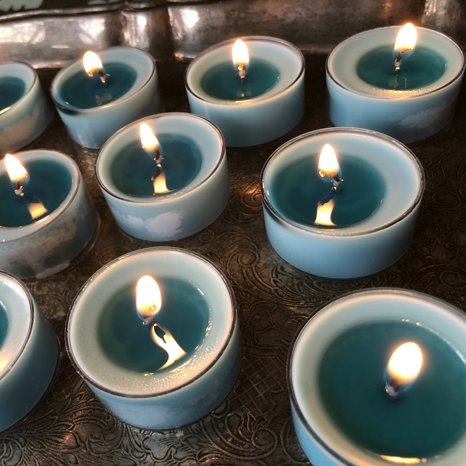 Saturn in Aquarius Tea Lights